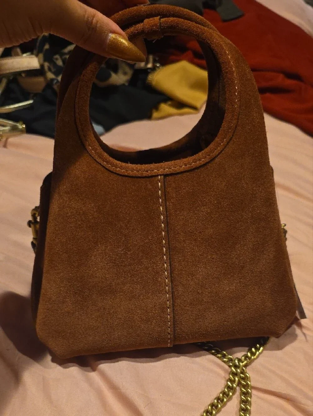 Coach Clay Suede Mini Alana